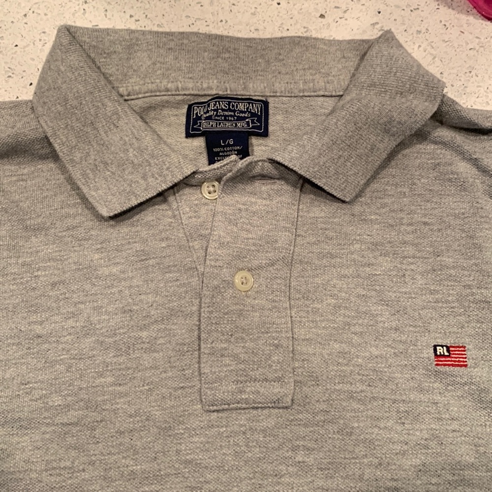 Polo Jeans Company 3-button shirt. Size: L